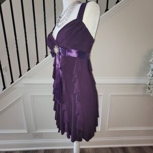 Betsy & Adam Purple Dress by Linda Bernell